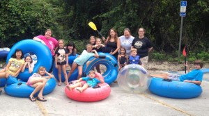 Tubing and making lasting friendships with other believers.